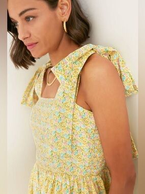 NWOT Tuckernuck Yellow Floral Clemmie Maxi Dress